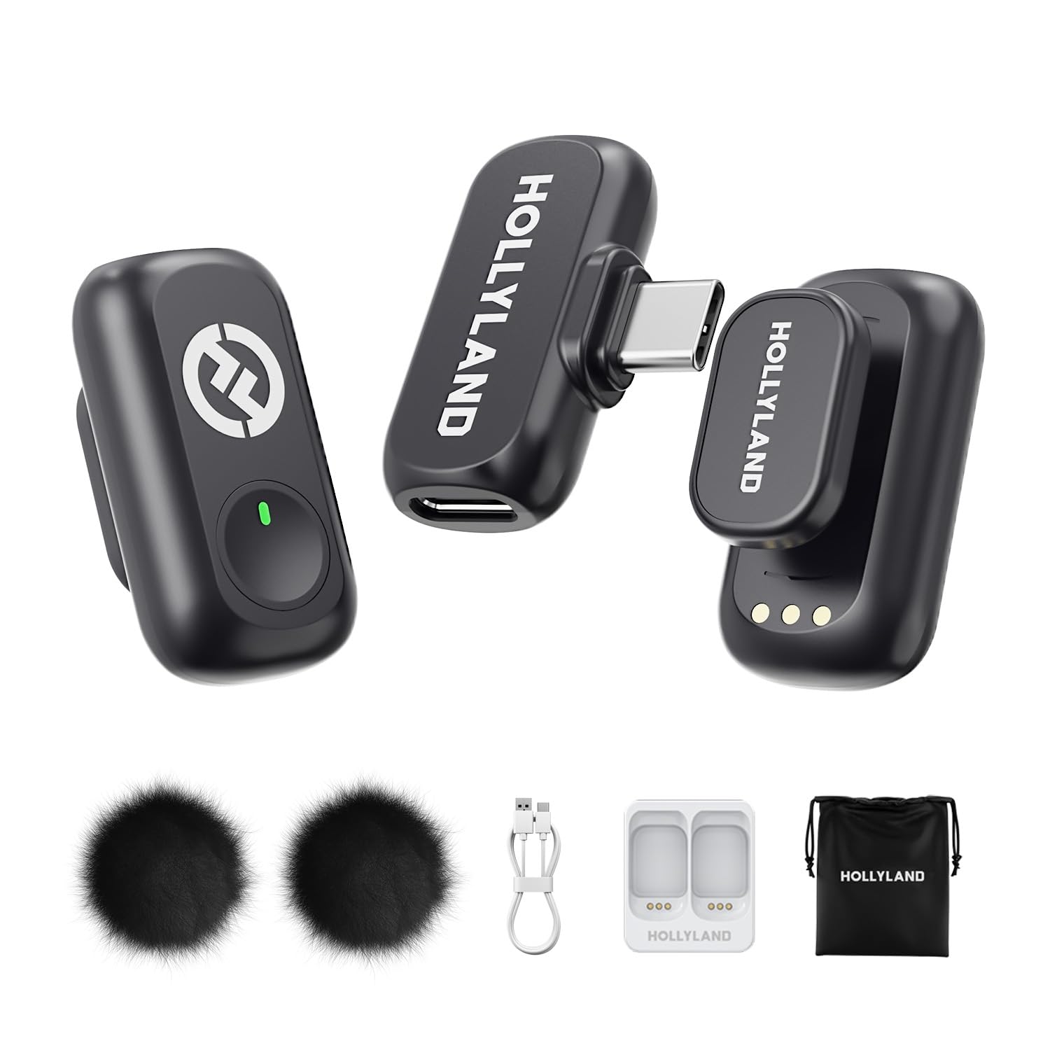 Hollyland Lark A1 Wireless Lavalier Microphone Mini Duo
